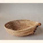 Palmyra fruit basket with beads